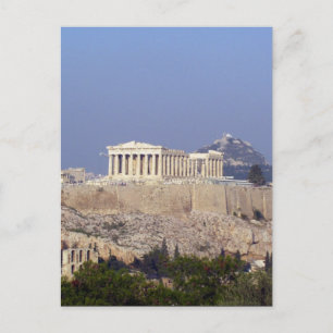 acropolis columns postcard