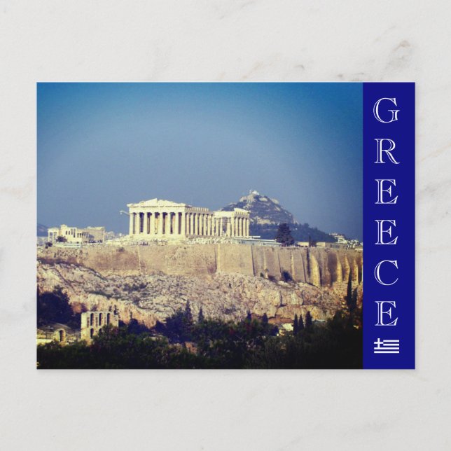 acropolis greece postcard (Front)