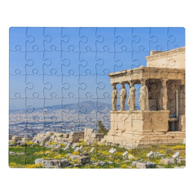 Acropolis Hill Athens Greece Historic Landmark Jigsaw Puzzle (Puzzle Horizontal)