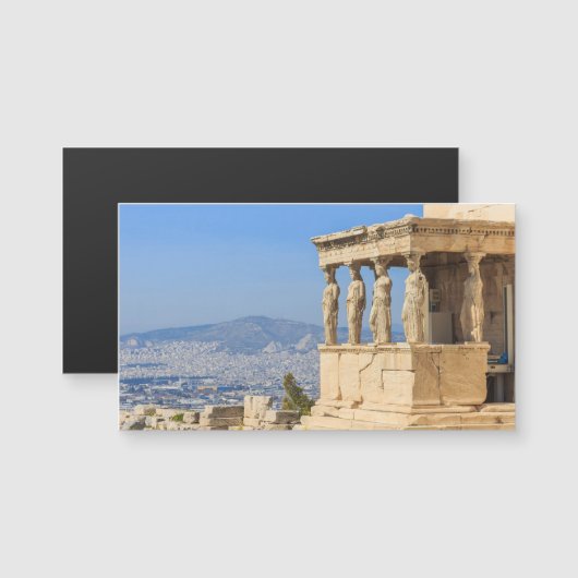 Acropolis Hill Athens Greece Magnet – Vintage (Front/Back)