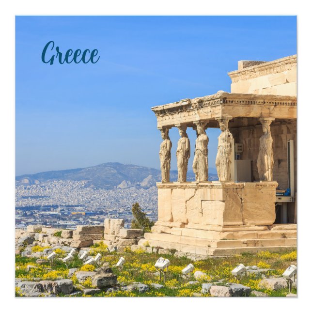 Acropolis Hill Athens Greece Photo Print | Ancient (Front)