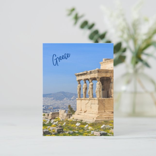 Acropolis hill, Athens, Greece Postcard (Standing Front)