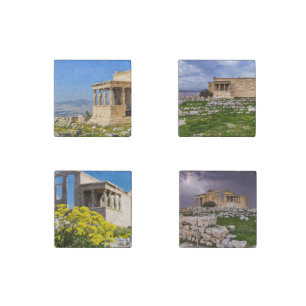 Acropolis hill, Athens, Greece Stone Magnet