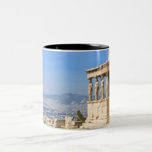 Acropolis hill Athens Greece Two_Tone Coffee Mug