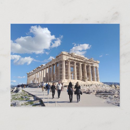 Acropolis of Athens Greece Postcard