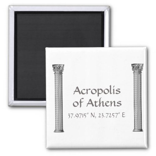 Acropolis of Athens Latitude  Longitude  Magnet