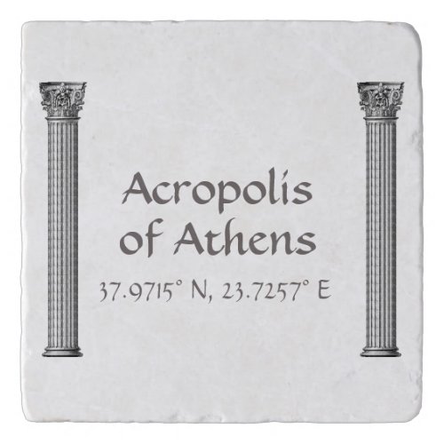 Acropolis of Athens Latitude  Longitude   Trivet