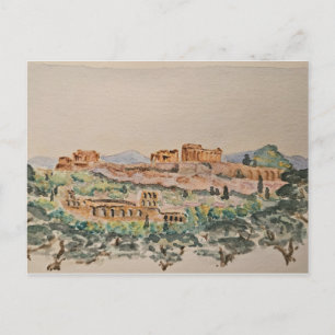 Acropolis of Athens Postcard
