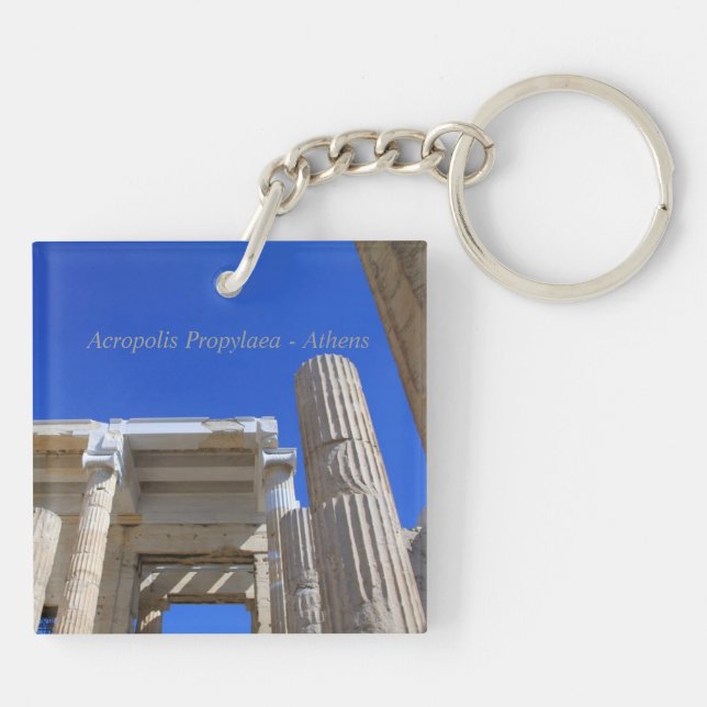 Acropolis Propylaea - Athens Keychain (Back)