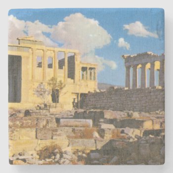 Acropolis Stone Coaster by AuraEditions at Zazzle