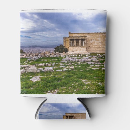 Acropolis with cloudy sky as background Athens Can Cooler