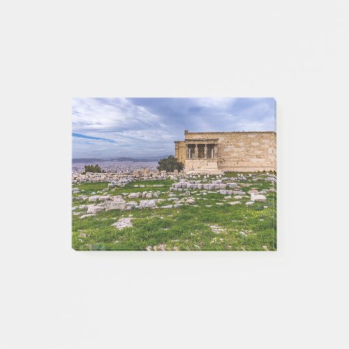 Acropolis with cloudy sky as background Athens Post_it Notes