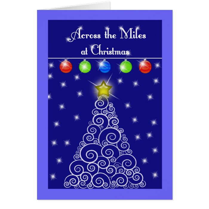 Across the Miles at Christmas Card