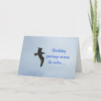 Across the Miles Birthday Card