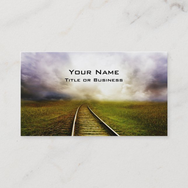 Across The Miles Business Card (Front)