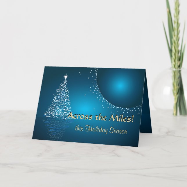 Across the Miles Christmas Holiday Card (Front)