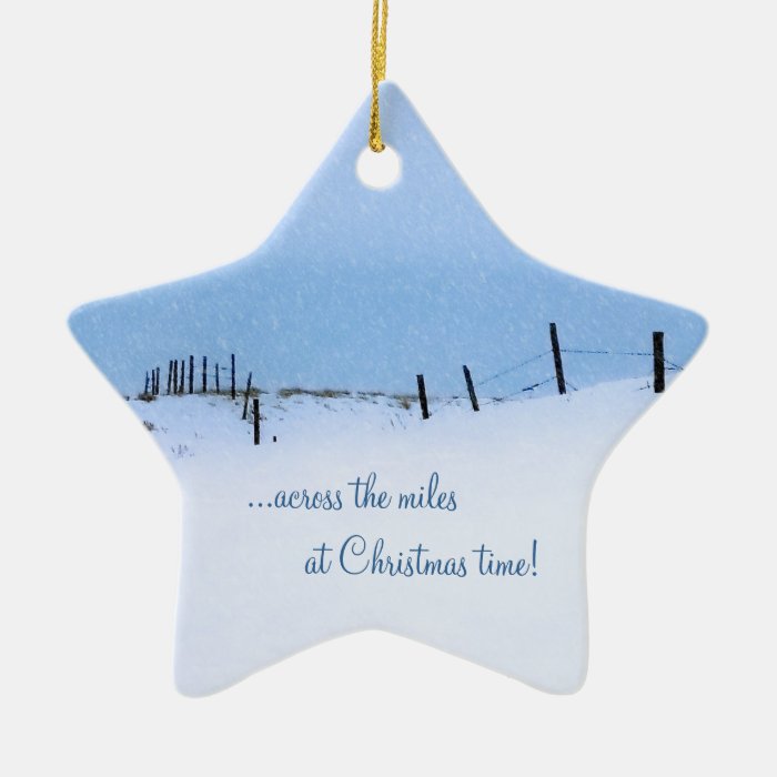 Across the Miles Christmas Ornament