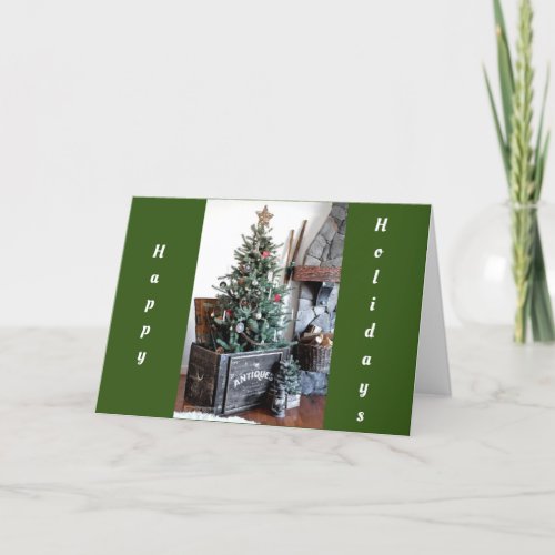 ACROSS THE MILES  THINKING OF YOU CHRISTMAS H HOLIDAY CARD