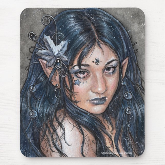 Across The Night I Saw Your Face Fairy Mousepad (Front)