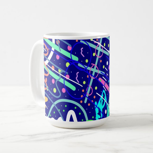 Across the Night Sky  Coffee Mug (Front Left)