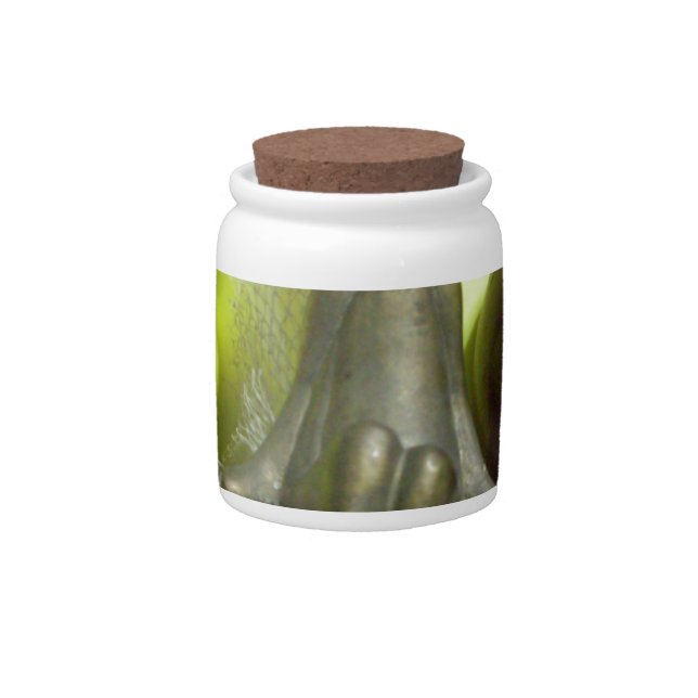 Across the Pitch & Crease: Football Cricket Blend Candy Jar (Front)