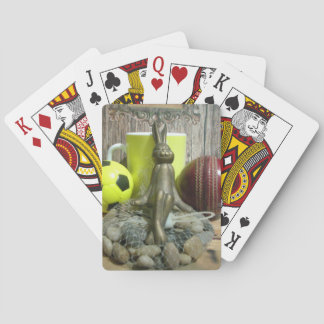 Across the Pitch & Crease: Football Cricket Blend Poker Cards