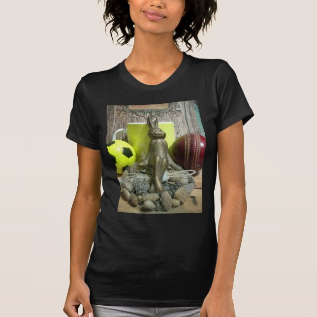 Across the Pitch & Crease: Football Cricket Blend T-Shirt (Front)