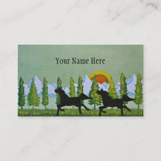 Customizable Across the Prairie Business Cards