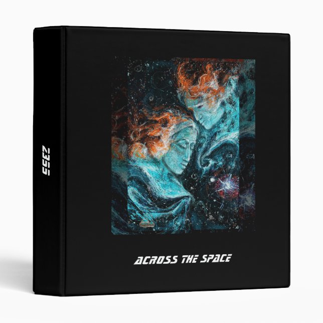 Across the Space 3 Ring Binder (Front/Spine)