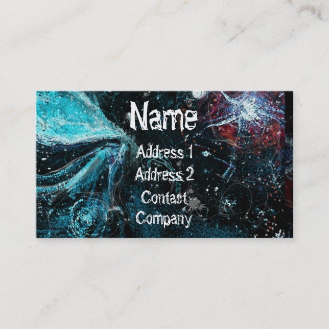Across the Space Business Card (Front)