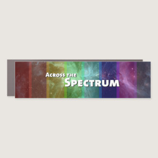 Across the Spectrum Bumpersticker Car Magnet