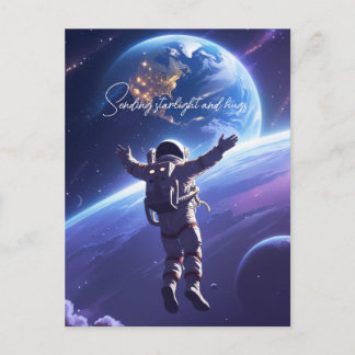 Across the Universe — Hug from Afar Greeting Card