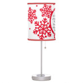  Acrostic Snowflake Christmas Table Lamp (Left)