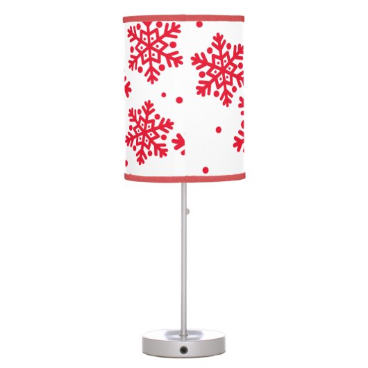  Acrostic Snowflake Christmas Table Lamp (Back)