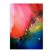 Acrylic abstract art