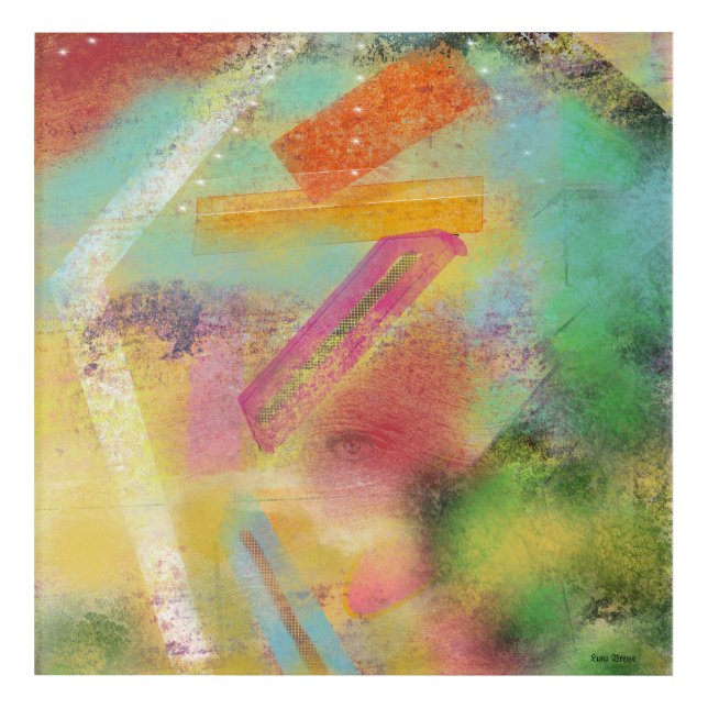 Acrylic Abstract Poster Acrylic Print (Front)