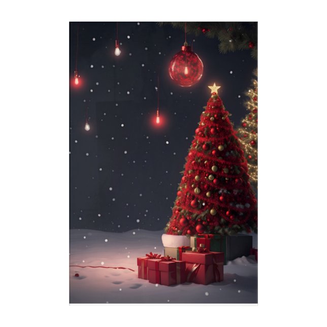 Acrylic Art Christmas Wall Art Collection (Front)