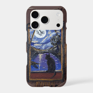Acrylic Award- Moonlit Window—handmade artwork iPhone 17 Pro Case