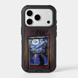 Acrylic Award- Moonlit Window—handmade artwork iPhone 17 Pro Case
