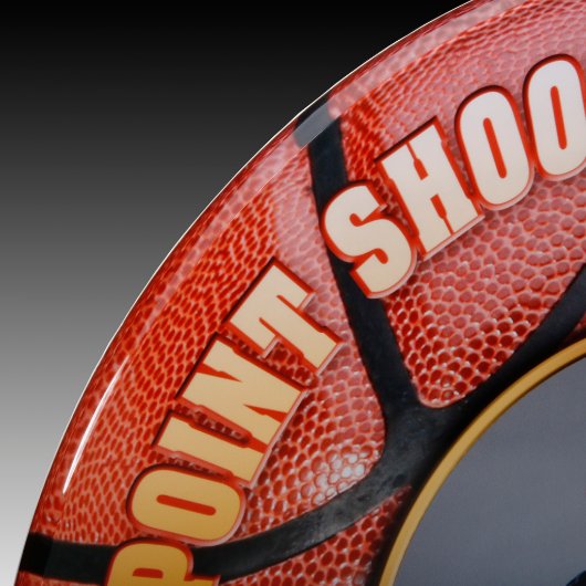 Acrylic Basketball Award Plaque (Bevel Edge)