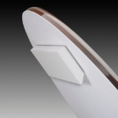 Acrylic Basketball Award Plaque (Back Detail)