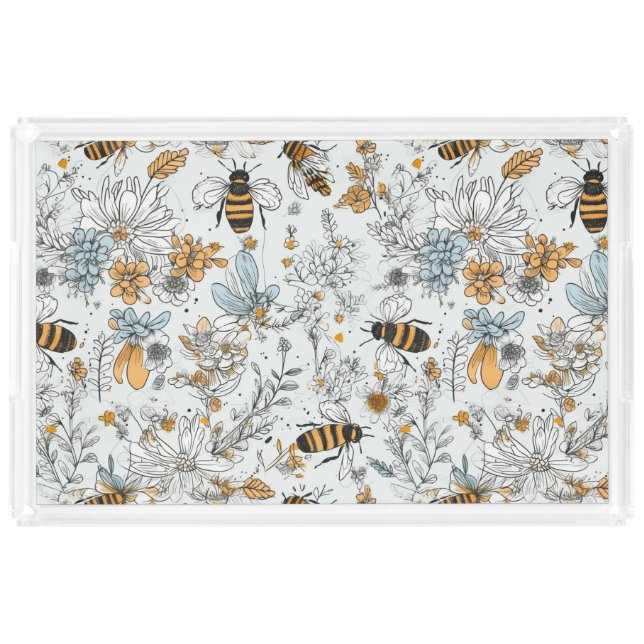 Acrylic Bee Tray (Front)