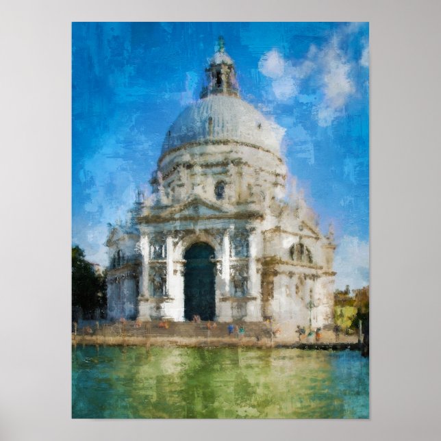 Acrylic building  poster (Front)