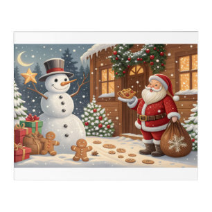Acrylic christmas Wall Art