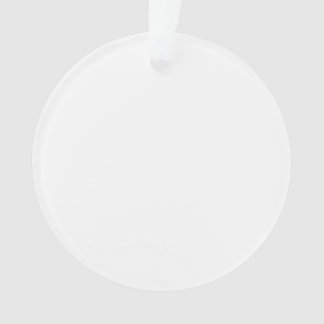 Acrylic Circle Ornament