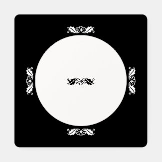 Acrylic Coasters - Elegant Holly Leaves