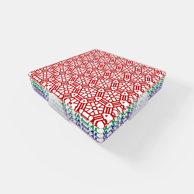 Acrylic Coasters - Hexagon Pattern in Colors (Set)