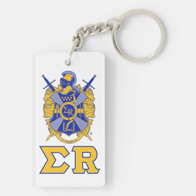 Acrylic Coat of Arms Key Chain (Back)