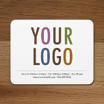 Acrylic Company Logo Sign Self Adhesive Custom<br><div class="desc">This is a small acrylic sign you can personalize with your own company logo. Optionally, you can include your office hours, phone number, website address, or other custom text. You can attach it securely to your office door or wall with the self adhesive backing. The default color is white, but...</div>