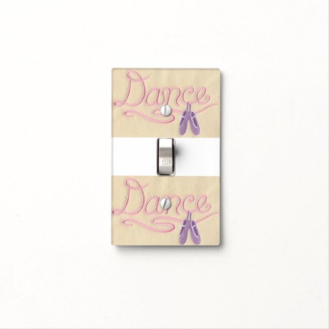 acrylic dance light switch cover. (In Situ)